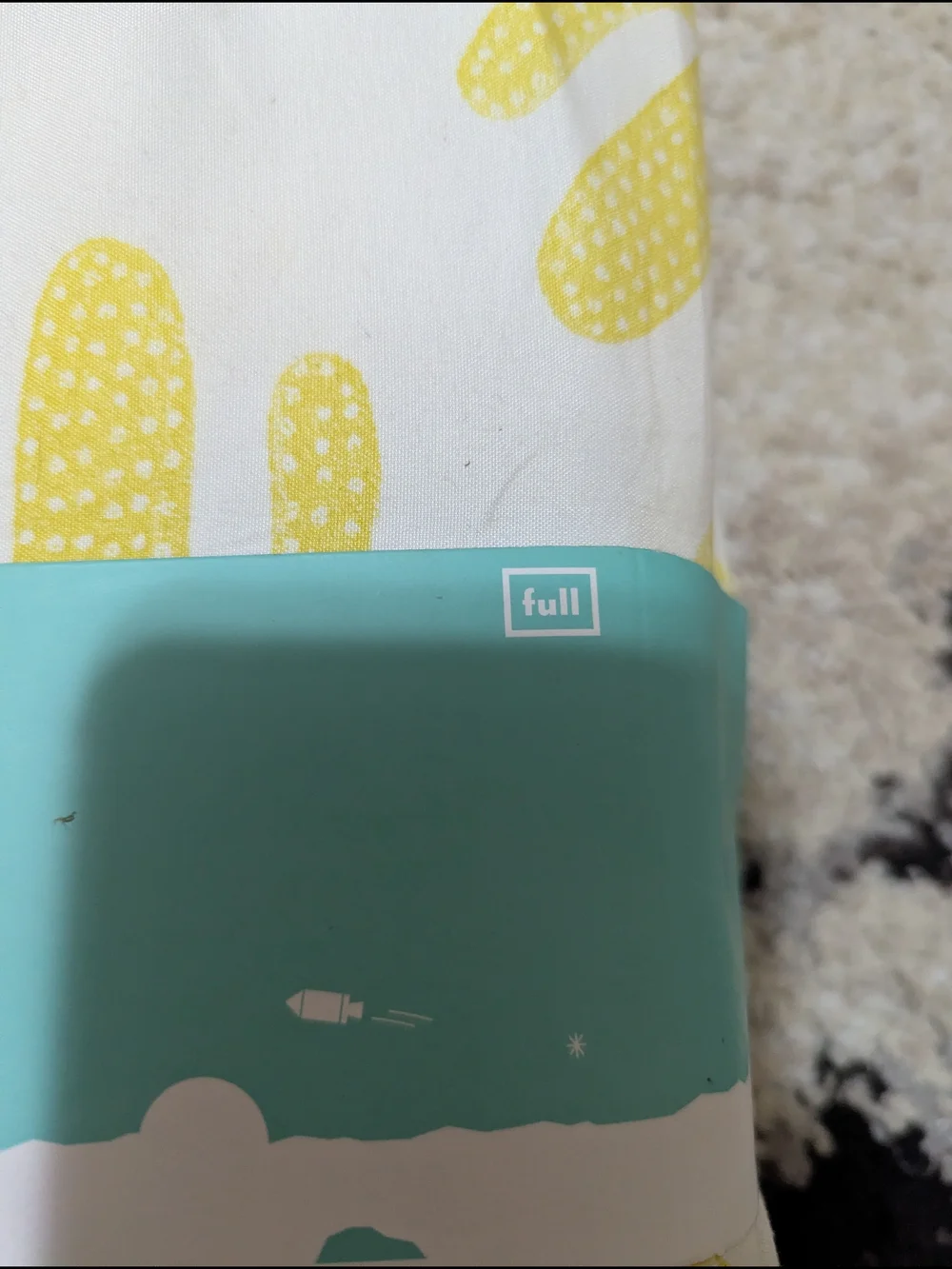 pillowfort Casual Cactus Microfiber Sheet Set - Yellow Cactus Print